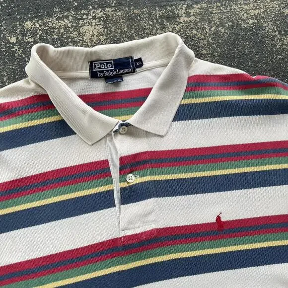 Vintage 90’s Polo Ralph Lauren Striped Shirt - Picture 2 of 5